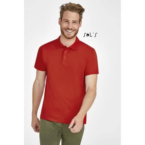 Polo shirt Men's 100% semi combed ring spun cotton PRESCOTT ...